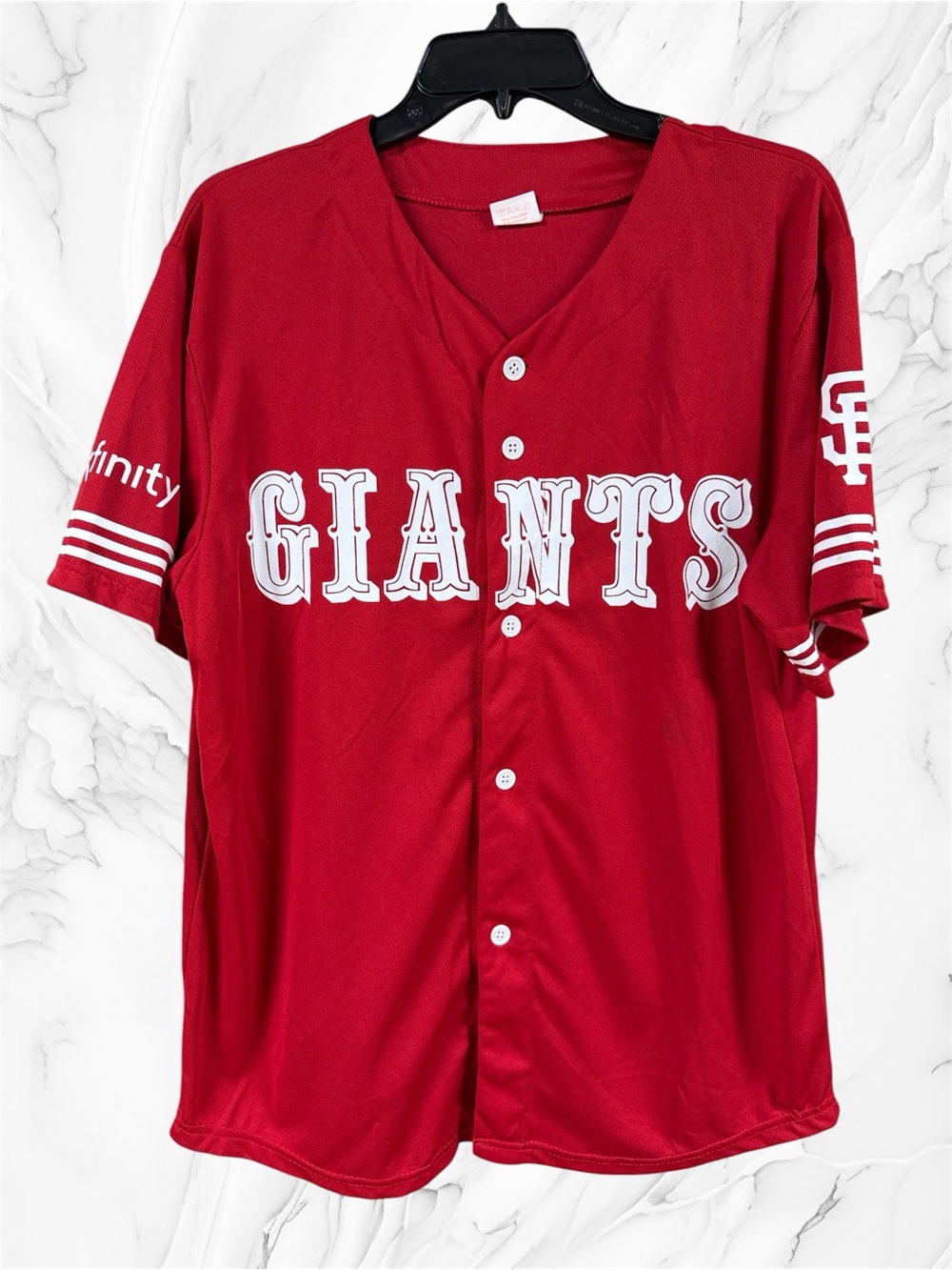 San Francisco Giants "49ers Night" promotional stadium jersey medium unisex